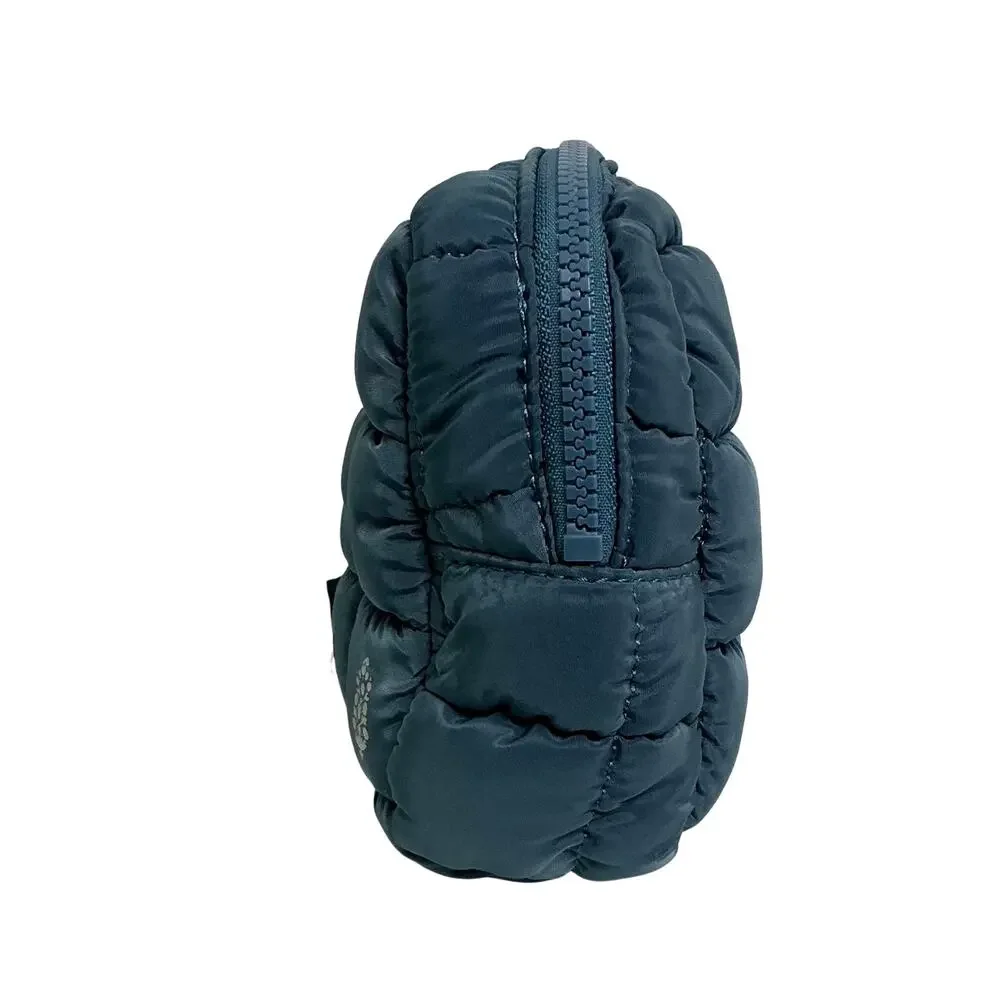 Free People Movement Skyline Blue Quilted Mini Case Wristlet - Picture 4 of 7